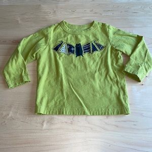 Tea Collection Halloween Bat Long Sleeve Shirt in 12-18 months 🦇 🎃